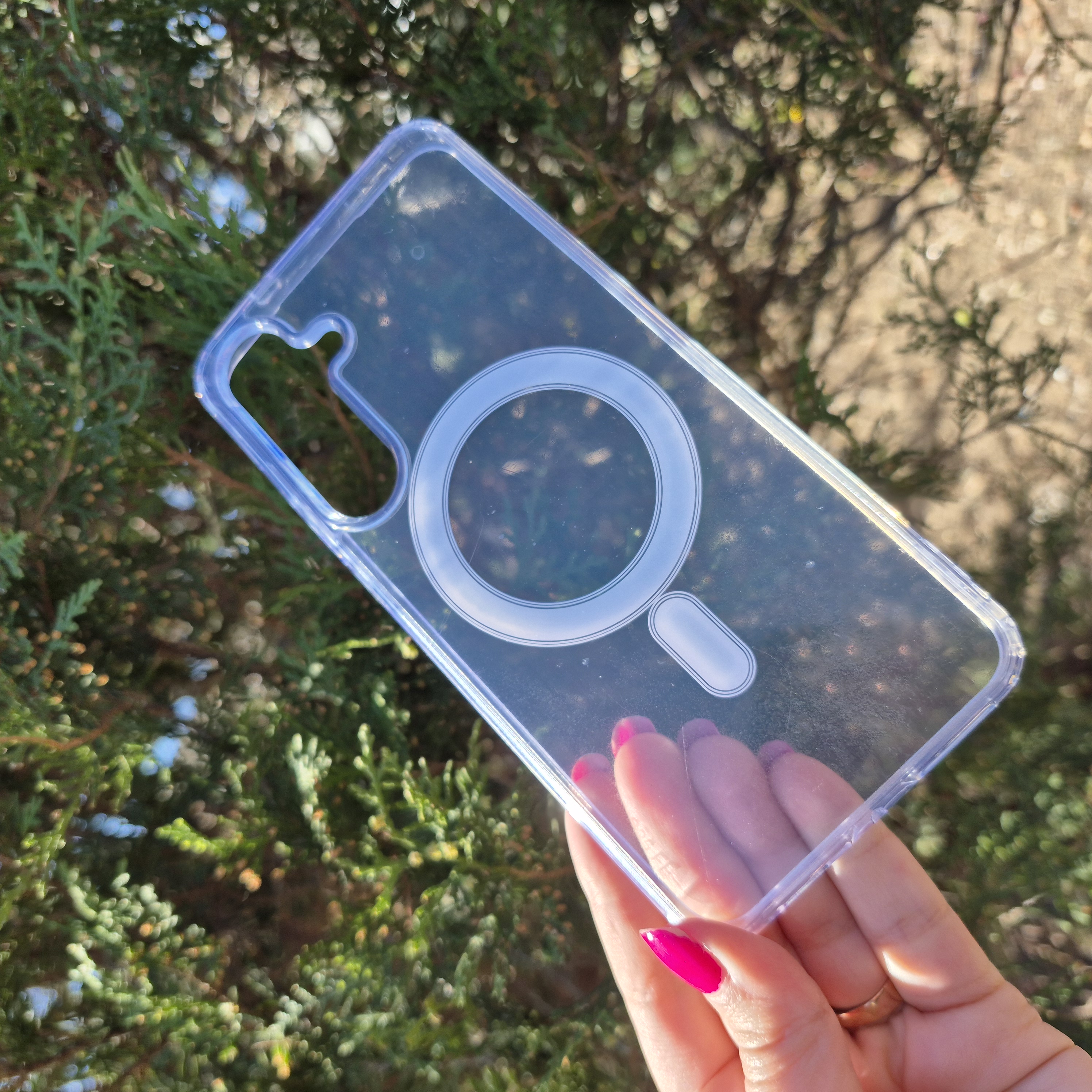 قاب و کاور شفاف مگ سیف Clear Case سامسونگ Samsung Galaxy S25FE